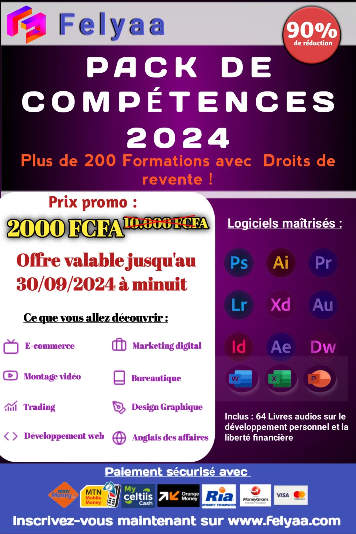 Pack de compétences en 2024